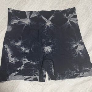 Amazon Women's Black and White Bike Shorts